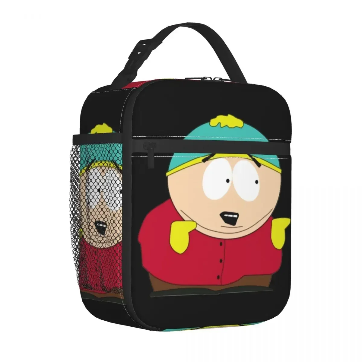 Cartoon Anime SouthPark Insulated Lunch Bags for Outdoor Picnic Eric Cartman Waterproof Thermal Cooler Lunch Box Women Children