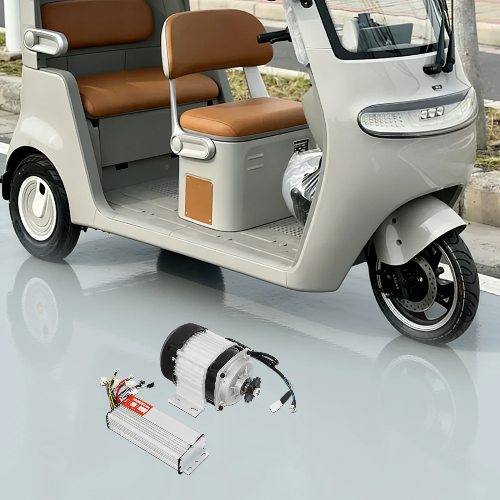 

Бесщеточный двигатель постоянного тока 48В 750Вт, 2.56 Нм, для электровелосипедов и электросамокатов, среднеприводной мотор для трициклов, комплект для переоборудования грузовых трайков