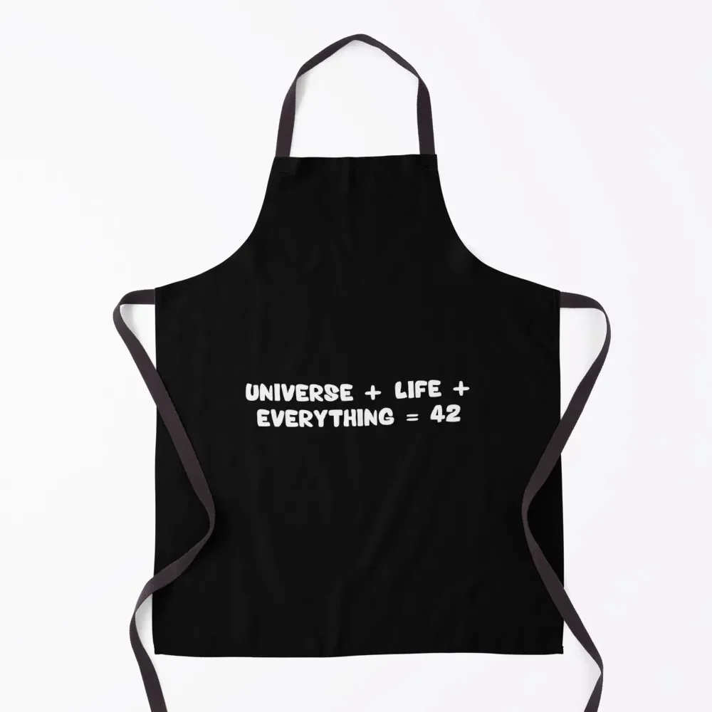 

42 is the Answer, the hitchhikers guide to the galaxy Apron Waterproof Kitchen Woman Restaurant Kitchen Equipment Apron