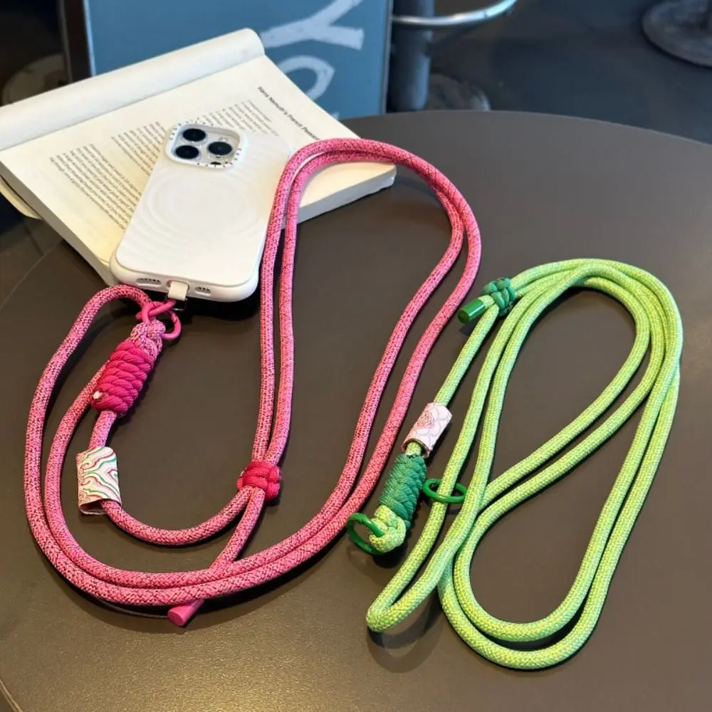 

Регулируемые ремешки для мобильных телефонов, двойного назначения, с защитой от потери, на шею, длинный ремешок в ретро-стиле, для женщин и девушек