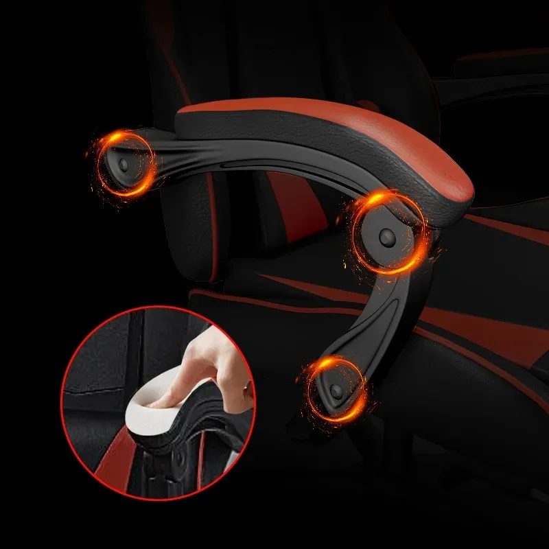 Lights Bluetooth Speaker LED Display Gaming Chair Anchor Chair Massage Chair Gaming Reclining Backrest Chair E-sports Chair view 5