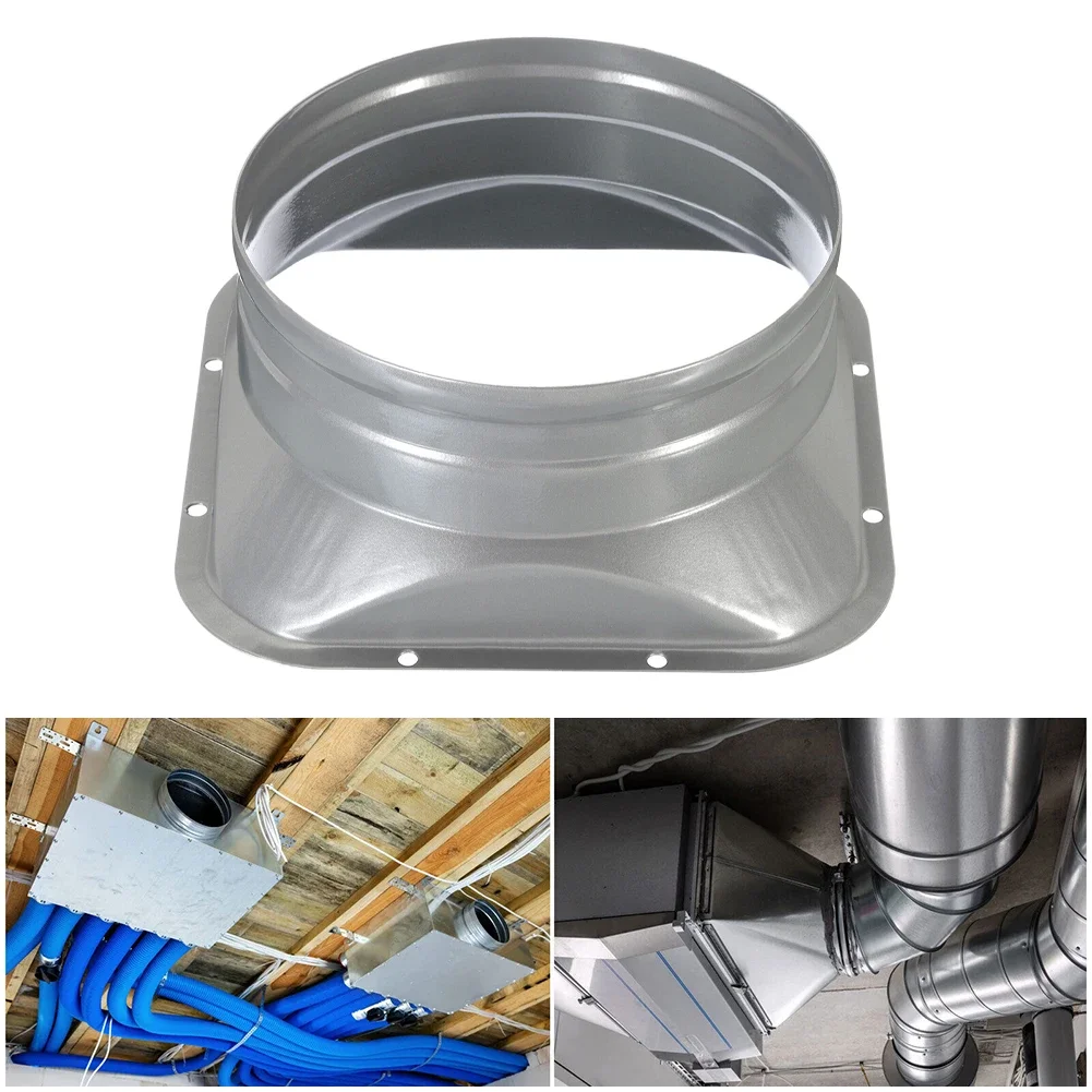 

Hose Connector Vent Flange For Kitchen Hood Ventilator Pipe Connecting 4-10inch Air Ventilation Heat-resistant