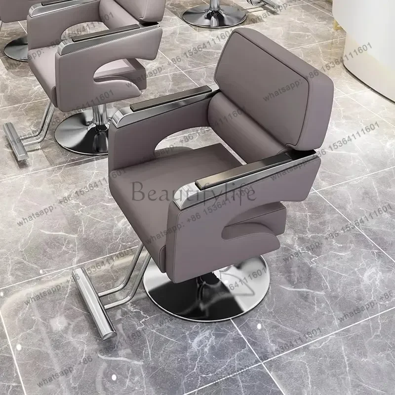 LSRetro Classic Barber Chair Vintage Personalized Modern Salon Barbershop Chair Nordic Equipment Silla De Barbero Furniture