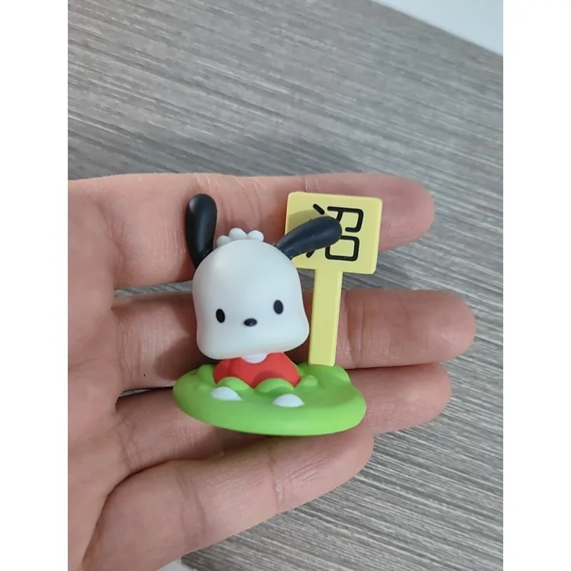 Sanrio Figure Melody Cinnamoroll Pochacco Pom Pom Purin Ornaments Accessories Childreen Collection Present