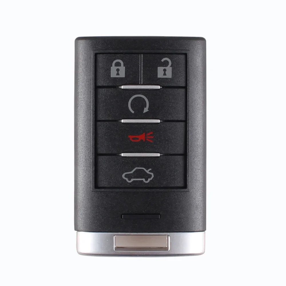 5 Buttons Keyless Entry Replacement Key For Cover Case Fit for Cadillac CTS STS XTS SRX ATS ELR Coupe Smart Key For Shell