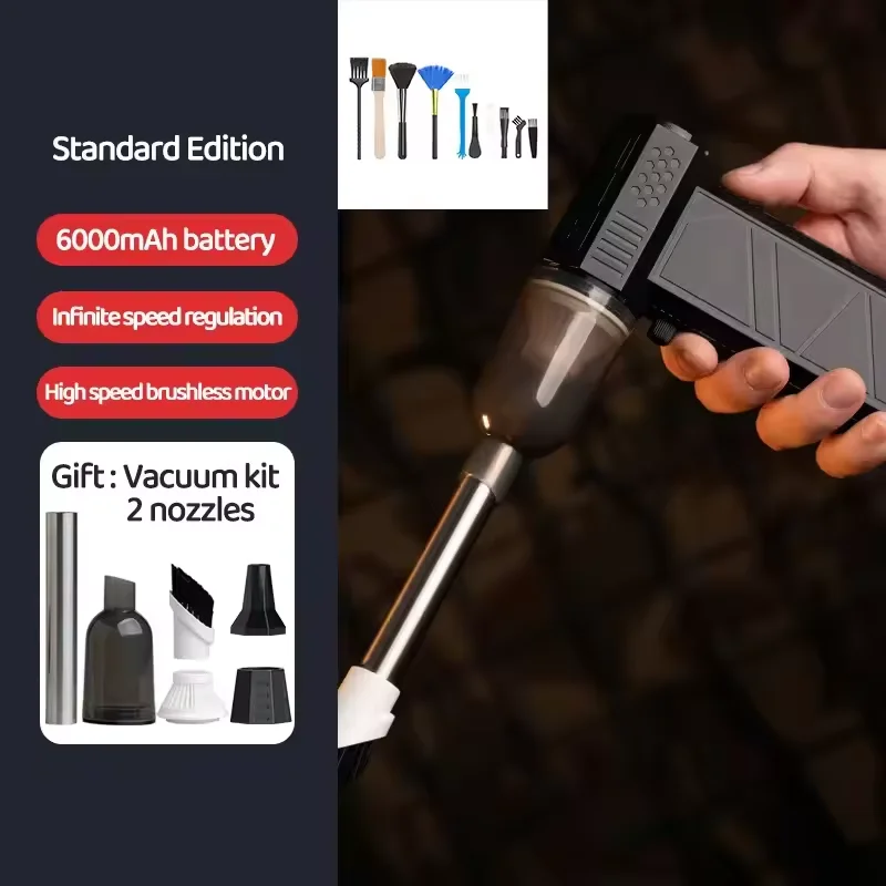 200000 RPM Mini Turbo Jet Fan Elektrische Air Duster Verstelbare windsnelheid Turbo Gewelddadige Blower USB Oplaadbare Stofdroger