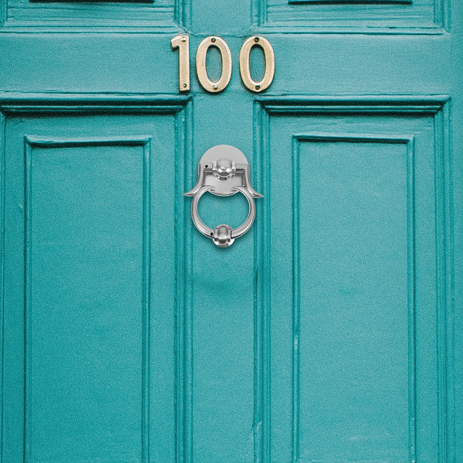 

Single Zinc Alloy Door Knocker for Front Door Security Replacement Handle Decorative Hardware Chic Exterior Home Decoration