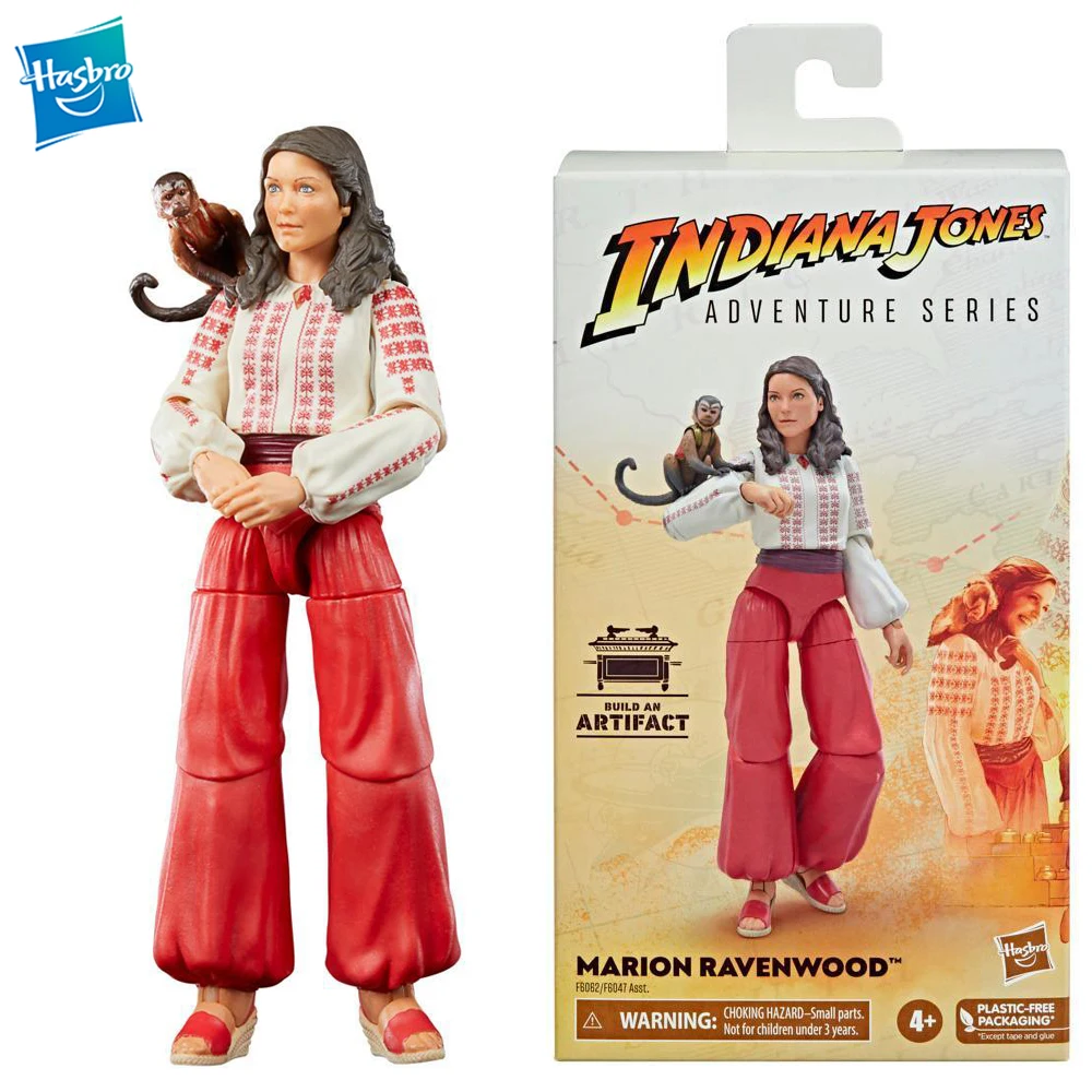 In-Stock Hasbro Indiana Jones Adventure Series Marion Ravenwood 15cm Anime Action Figure Collectible Model Gift Toys