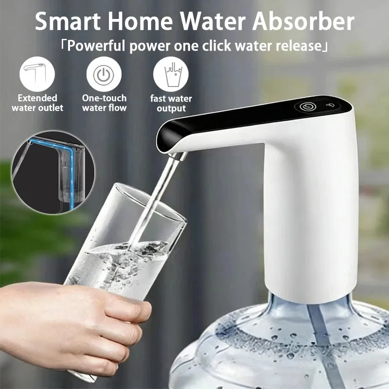 Hot selling household kitchen small water absorbent USB charging water dispenser mineral water pump bottled water automatic pump