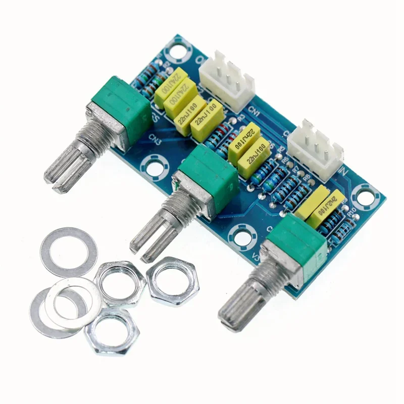 لوحة نغمة اللوحة الأمامية HIFI لمستوى الحمى XH-M802، لوحة نغمة خلاط التردد العالي والمنخفض