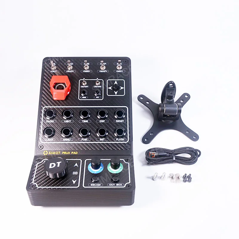 Multi-function Button Box Central Control Box Plug & Play for PC Simracing Game for EURO Truck Logitech G29 SIMAGIC MOZA Fanatec
