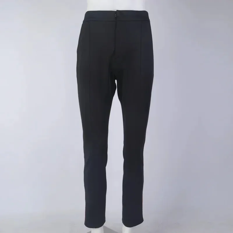 이상한 세계 캡틴 파이크 레드 스트라이프 남성 바지 SNW Starfleet 바지 코스프레 ST 의상