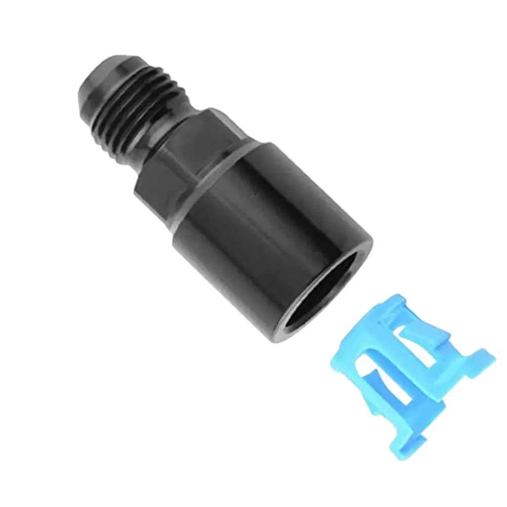 6AN AN6 Male Fuel Adapter with 5/16 Quick Connect Female End for LS Engine Fuel Rail Replacement LS1 LS3 LS6 LS7