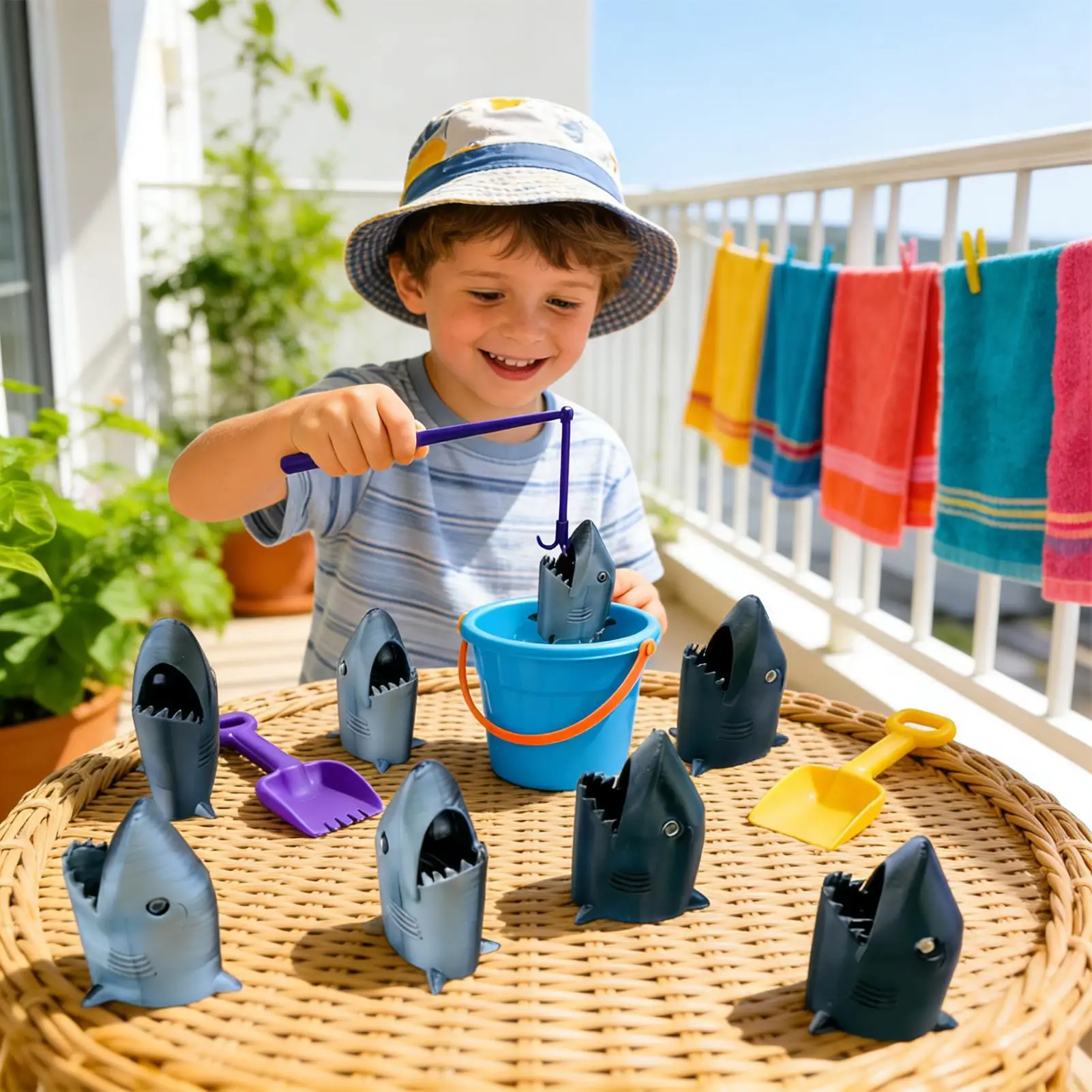 Gra w łowienie rybek dla dzieci 2-4 gracze, nauka o rybach z wędką, na przyjęcie urodzinowe, rodzinny wieczór gier, zabawna zajęcie