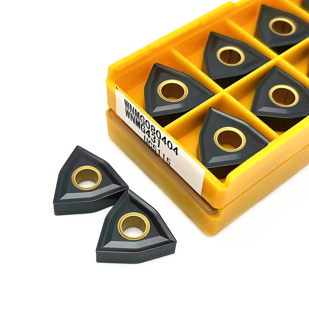 10 pz WNMG080404 WNMG080408 WNMA080412 UC5115 WNMA080404 UC5115 inserti in metallo duro utensile per tornitura esterna strumento per tornio CNC in ghisa