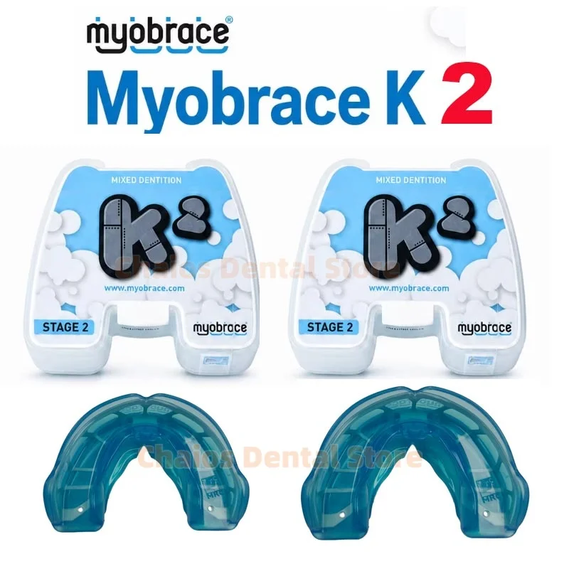  Myobrace K2 Orthodontic Appliance Stage 2 Dental MRC K2 Myofunctional Orthodontic Teeth Alignment Brace for Kids Mix Dentition