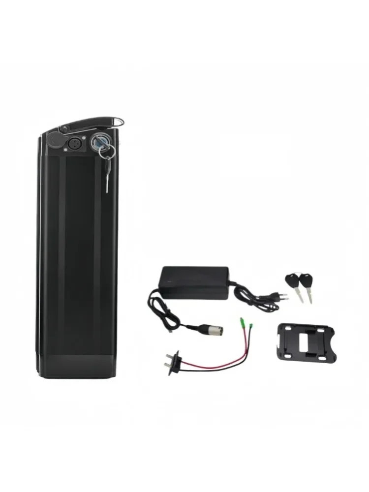 Silver Fish E-Bike Ersatz-Lithium-Akku ALX072-02 36V 15Ah 20Ah 25Ah mit integriertem BMS und 42V 2A Ladegerät für 250W 350W 500W 36V Elektrofahrrad-Motor Hochwertiger E-Bike Ersatzakku