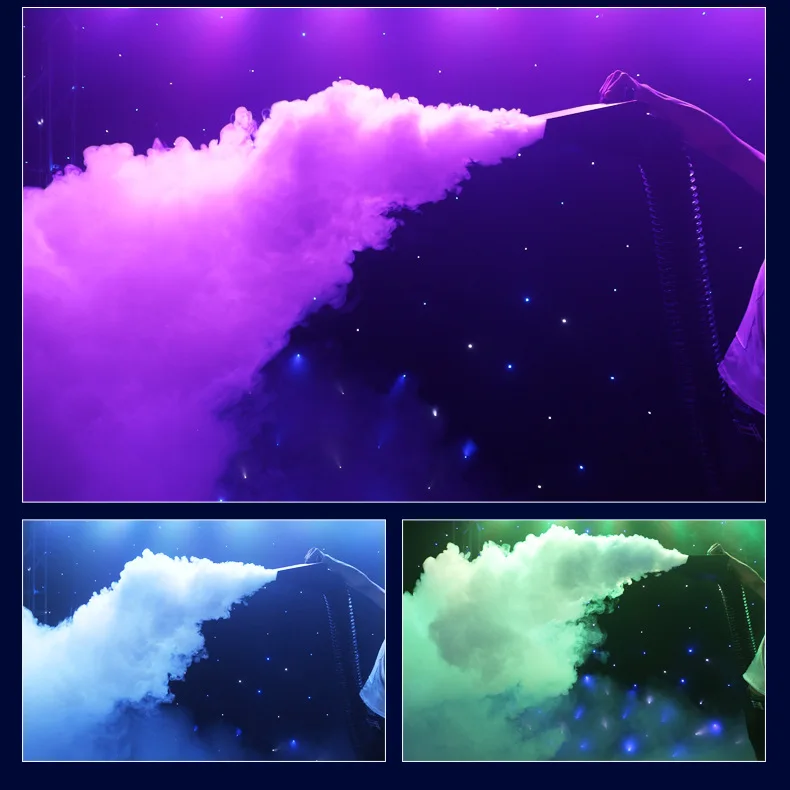 Low-altitude smoke machine performance stage equipment celebration water fog machine double tube 3000W smoke machine