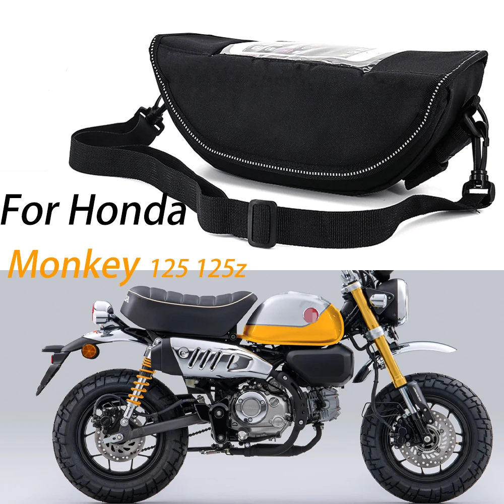 For Honda Monkey 125 monkey 125z Motorcycle accessory  Waterproof And Dustproof Handlebar Storage Bag  navigation bag