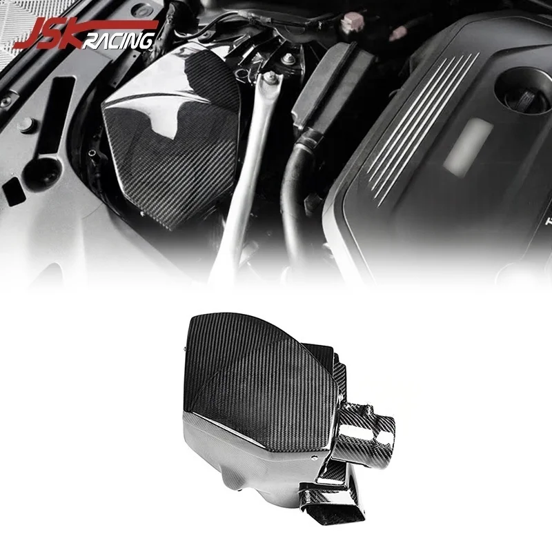 

Система впуска воздуха из сухого карбона для BMW 7 и 8 серий G11 G12 G15 B58 2017-2022 годов выпуска, аксессуар для двигателя автомобиля