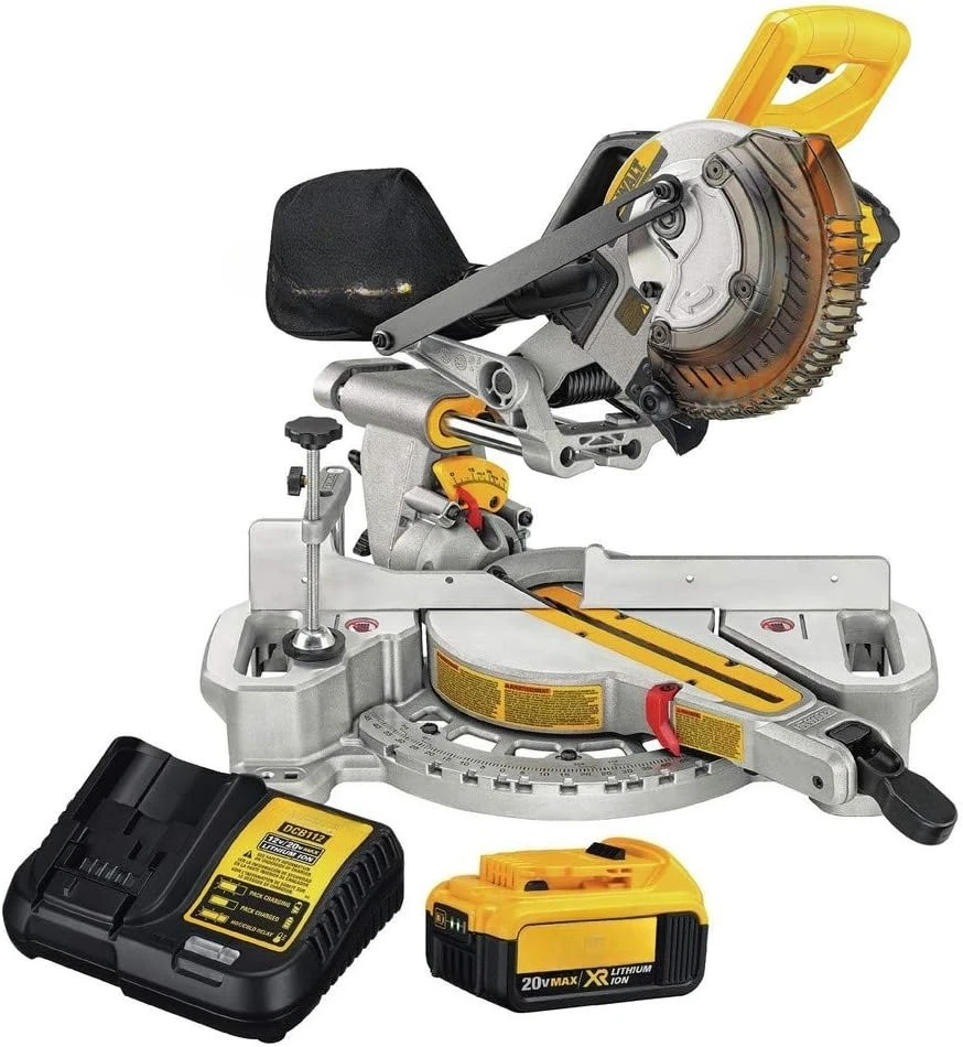 Serra de esquadria 20V MAX * 7-1/4 polegadas, sem fio (DCS361M1)