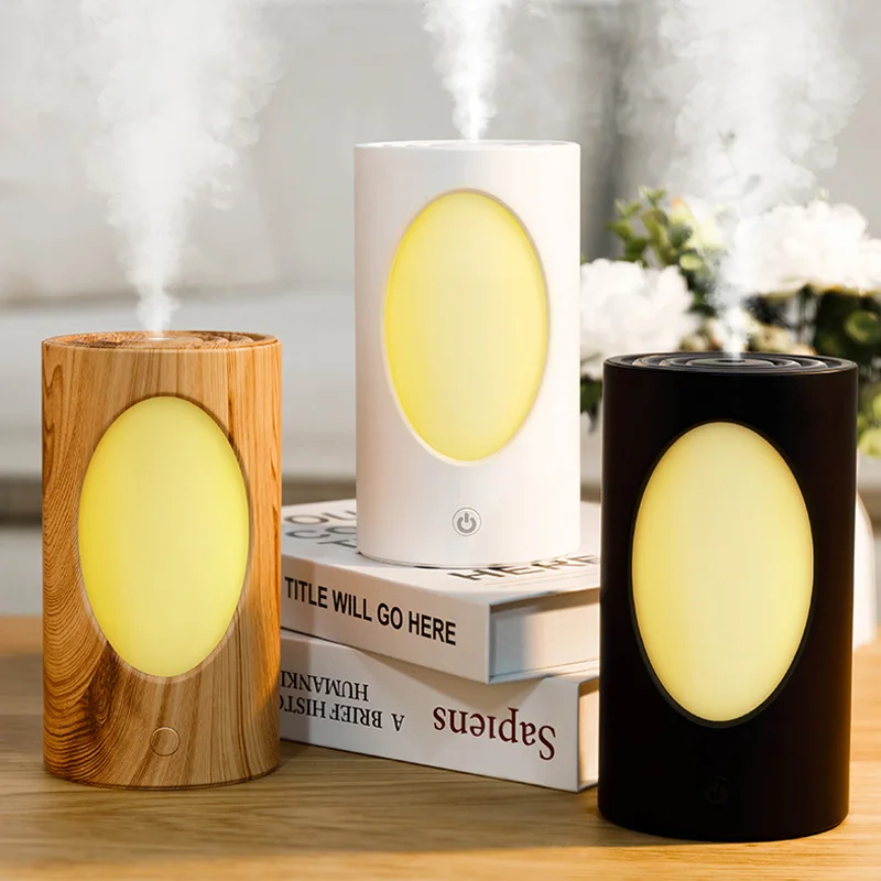 Humidificador de aire con batería recargable por USB, pulverizador de niebla portátil, atomizador de Aroma, difusor de niebla de gran capacidad de tamaño Mini para el hogar, 600ml