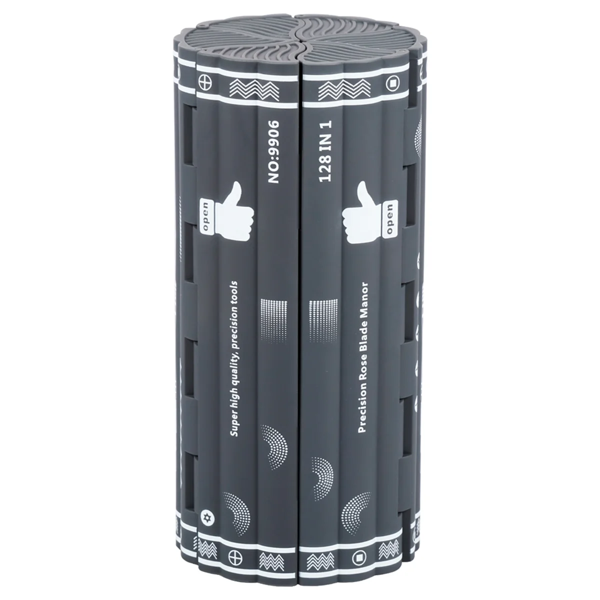 

CNIM-N 128-in-1 Screwdriver Set Highly Rigid Screwdriver with 6 Specialist Tools Easy to Grip Reusable Alloy Steel Screwdriver