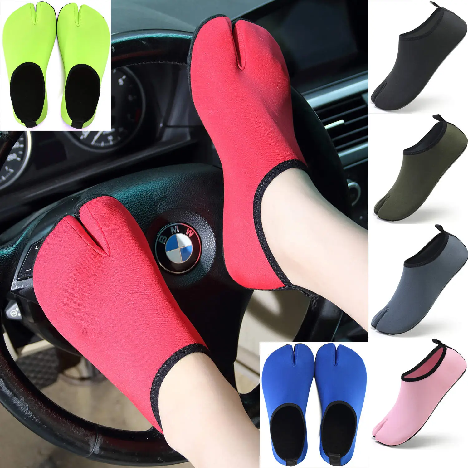 

Non-Slip Unisex Water Shoes for Swimming Diving Beach Summer Aqua Socks Flat Sandal Seaside Sneakers for Men Women Accessories