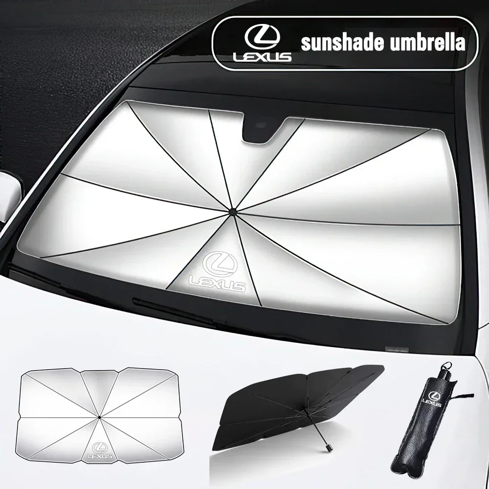 

Car Sticker Car Sunshade Umbrella Car Front Window Sunshade Cover For Lexus F SPORT ES RX NX LS UX LM LX GX LC RZ IS CT GS RC HS