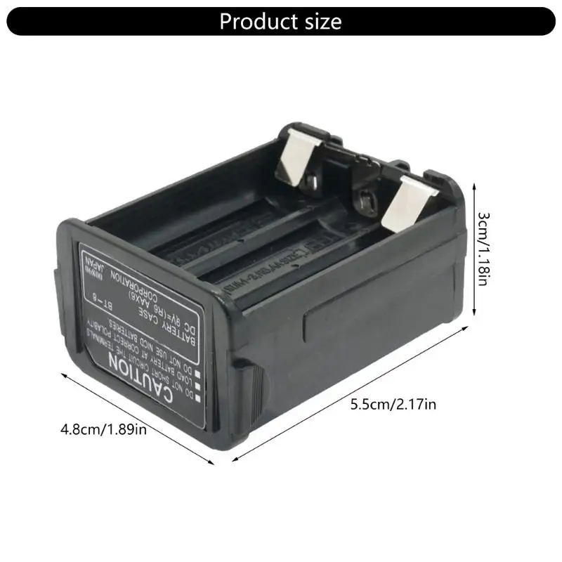 R53C BT8 6 Slot LR06 Batterie Fall Netzteil Leichte Halterung für TH48A/TH78A/TH78HT Radio Interphone Zubehör – Detail 6