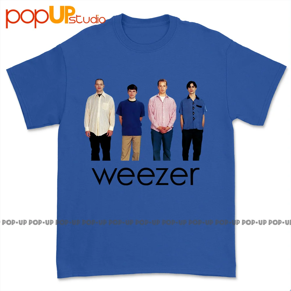 Original 90S Weezer Teal Shirt Size Xs-5XL