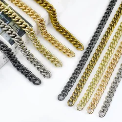 100/110/120cm 10mm Thick Metal Bag Chain Adjusted Strap Shoulder Chains Buckle DIY Replacement Handle Hook Clasp Accessories