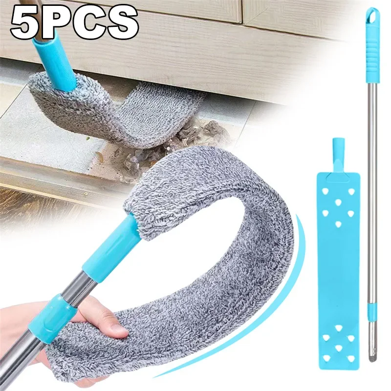 BrushesHome Cleaning Tool Long Handle Mop Telescopic Duster Brush Gap Dust Cleaner Bedside Sofa Brush for Cleaning Dust Removal