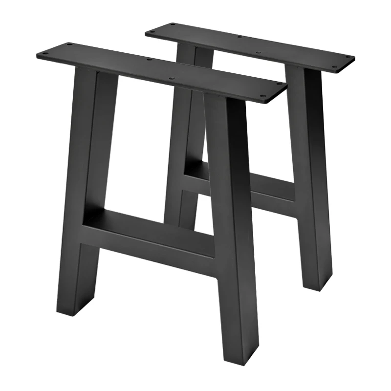 Wrought Iron Table Legs Heavy Duty Furniture Sturdy Support Tables and Chairs A-Frame Desk Base for Home Furniture Accessories