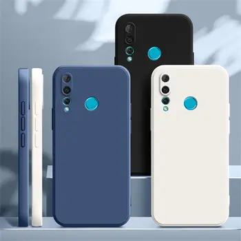 Silikonový kryt s čtvercovým tekutým povrchem pro Huawei Y6P Y7P 2020 P40 lite E Y6 Y6S Y7 Y9 Prime 2019 P smart Z P30 Lite Zadní kryt 12 nejlepší prodej pouzdro Huawei Y6 - №9