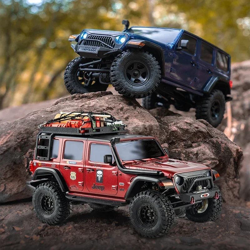 

Fms Eazyrc 1:18 Red Rabbit New Rc Remote Control Four-wheel Drive Climbing Car Off-road Simulation Model Electric Model Toy