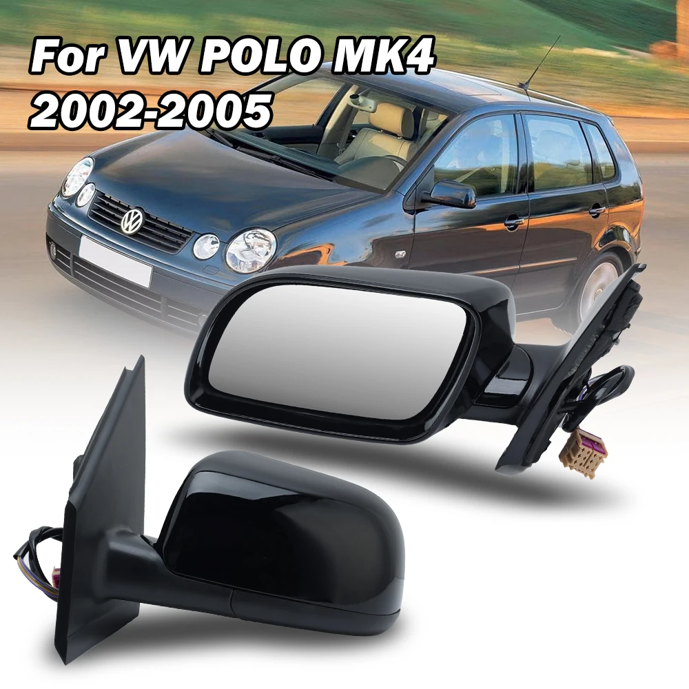 

Автомобильное зеркало заднего вида с подогревом, 5 проводов, для Volkswagen POLO MK4 2002-2005