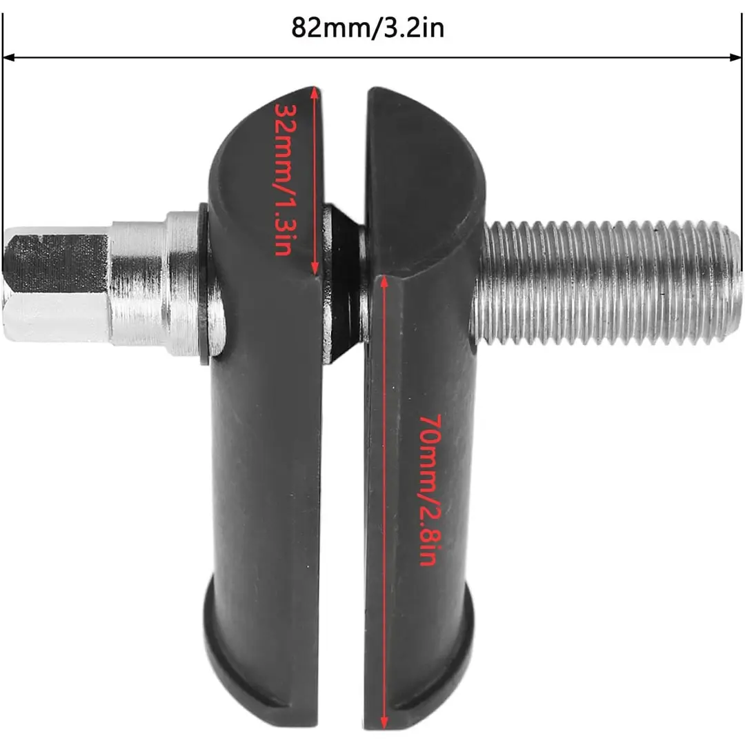 

Motorcycle Steering Stem Bearing Race Removal Tool, Universal for 1-1/8in to 2-5/8in ID Races Steering Neck Bearing Race Remover