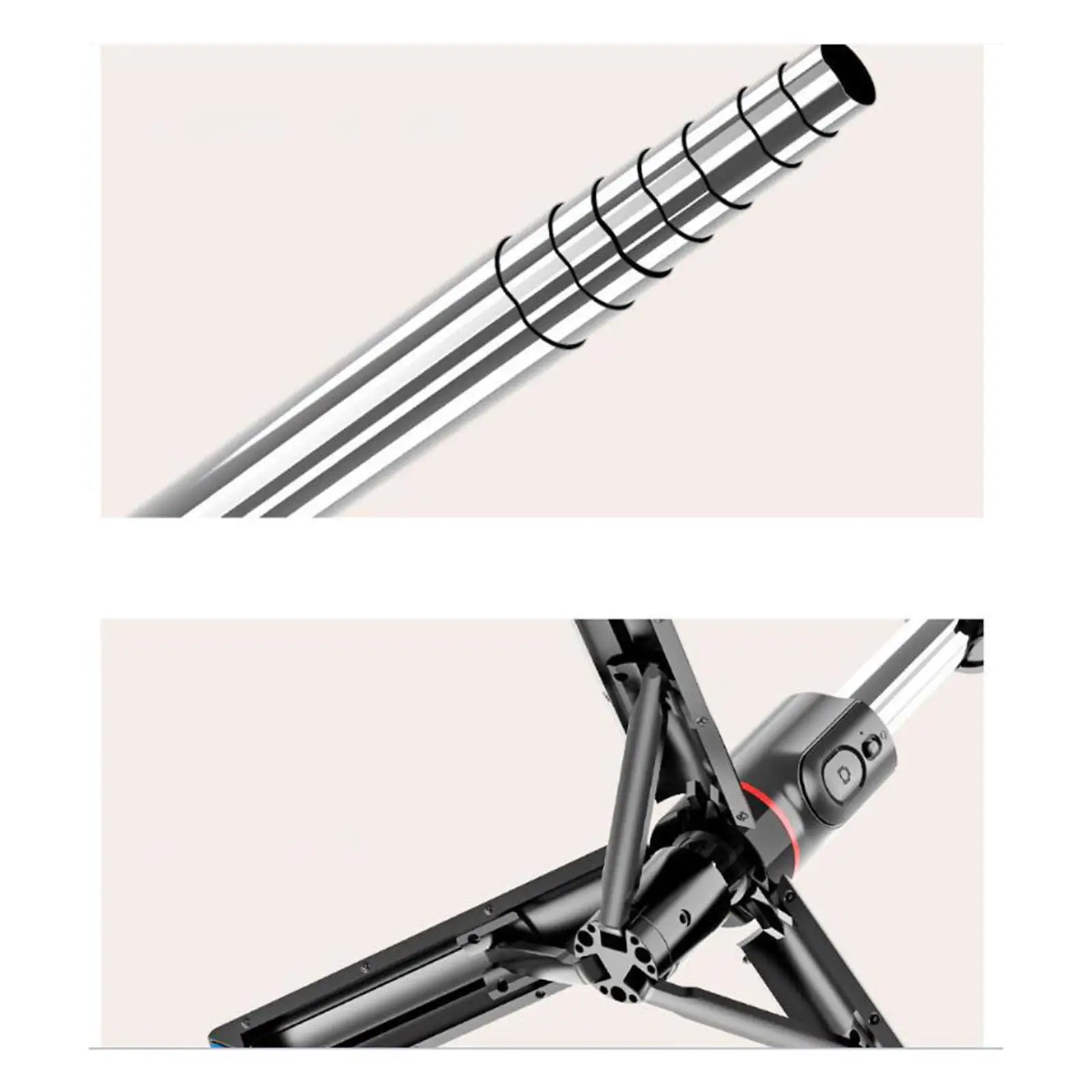 Selfie Stick Tripod with Fill Lights Portable with RC Adjustable Tripod Stand Selfie Equipment for Video Travel Group Selfies