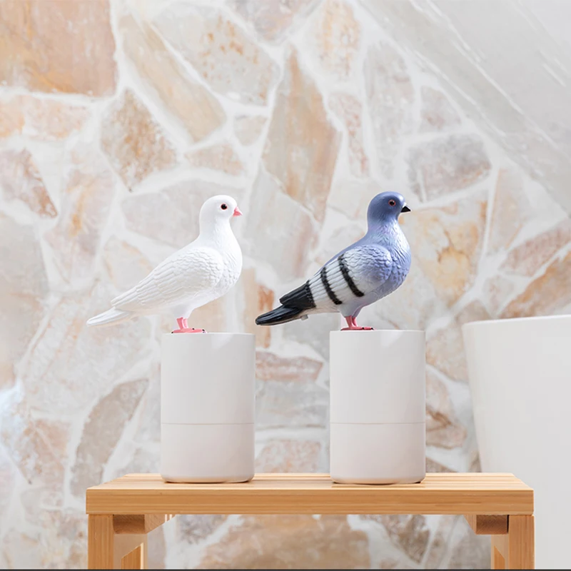 Automatic Foaming Soap Dispenser Touchless Cute Pigeon Foam Soap Dispenser For Restaurant Bathroom Home Household Use Kitchen