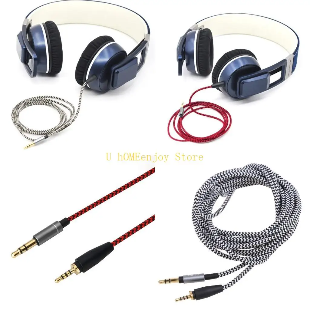 

B0KF Замененный плетеный провод для наушников для гарнитуры Urbanite XL XL Нейлоновый плетеный провод Замененное