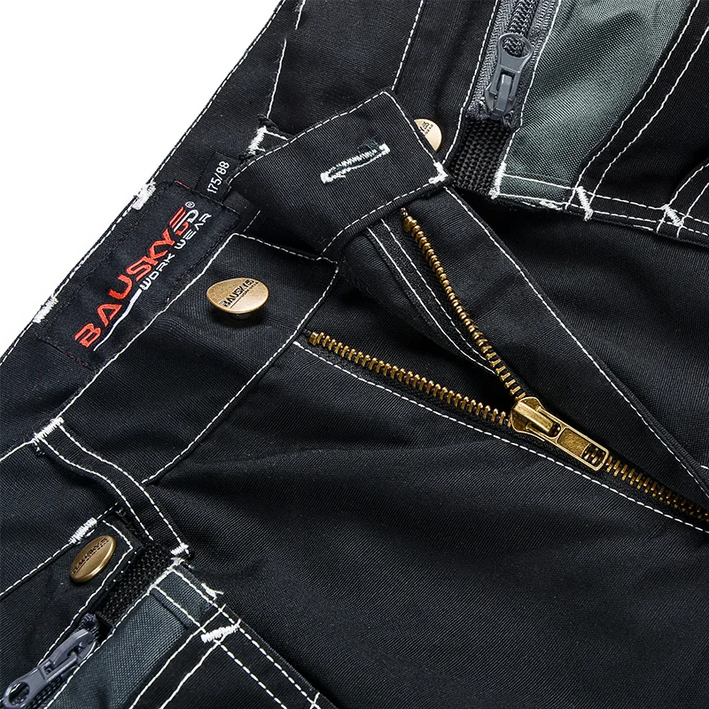 Polykatoen Werk Broek Mannen Elektricien Lange Werken Broek Voor Man Multi Pockets Cargo Broek Mannen Werkkleding Broek Voor Mannen