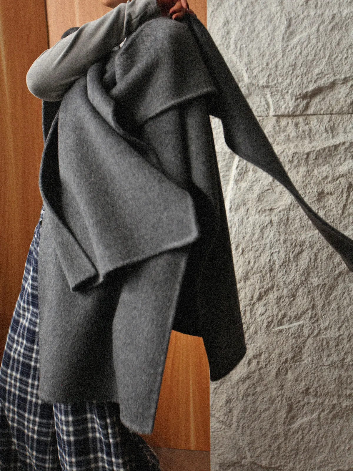 Ey Woolen Cloak By Ast Editor Op Layered Sle Faionable Overcoat For Women Commu…