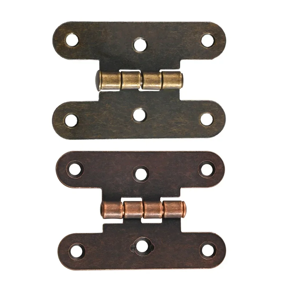 

Hinges Furniture Retro Invisible 55×38mm New Chinese Style H-type Hardware Cabinet Invisible Hinge Furniture Fittings Iron Hinge