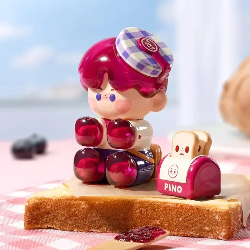 POP MART PINO JELLY 베리 잼 100% 피규어 시리즈 블라인드 박스 게스 백 오리지널 장난감 인형 귀여운 애니메이션 피규어 장식품 선물