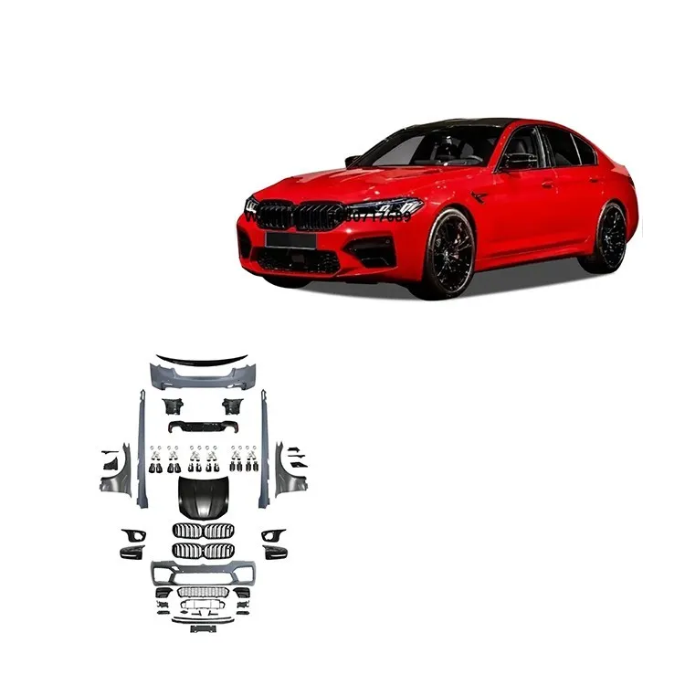 Body Kit for 5 Series G30 Modified to F90 M5 Body Kit Car Bumper Grille Side Skirts Parts