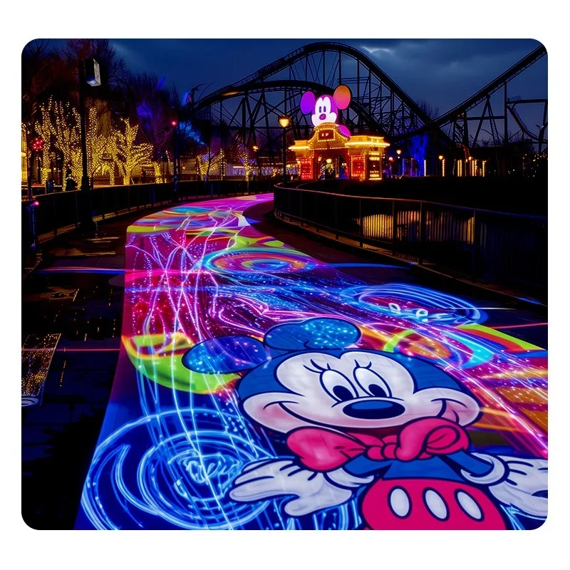 

[Hot Sale] Interactive Floor System Projector Kids Game Immersive Experience Corridor Science Technology Museums 3D Holographic