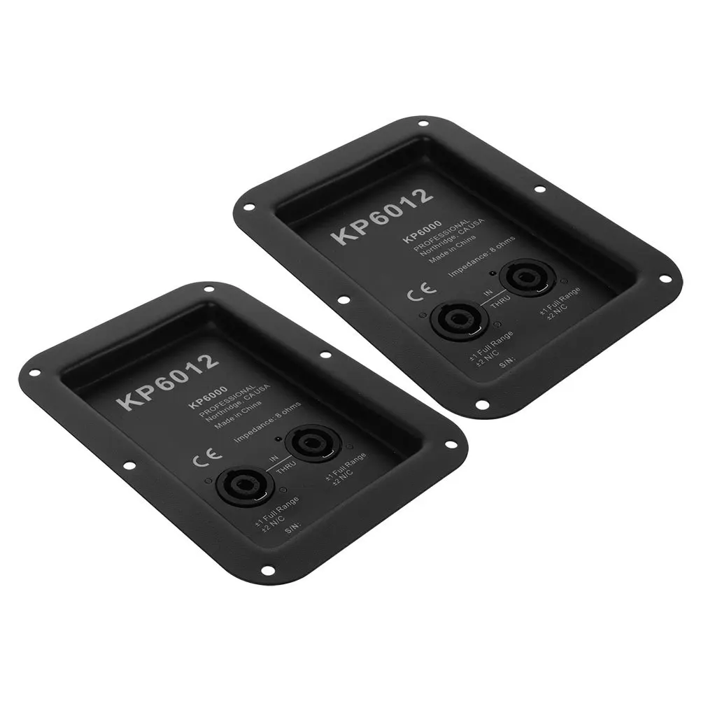 

2Pcs Speaker Terminal Board Durable Iron Speaker Box Wire Connector Stable Connection for Stage Speakers Audio Equipment