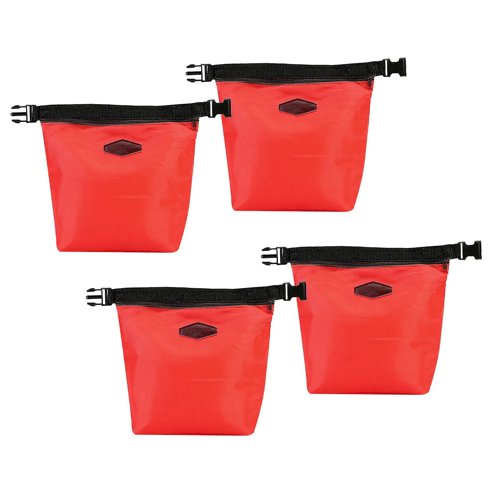 

4pcs Insulated Lunch Bag Leakproof Cooler Tote Insulated Food Storage Bag With Zipper For Outdoor Work School And Picnics