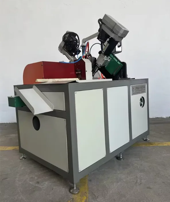 Corner Bracket Drill Tap Machine PLC Simultaneous Drilling & Tapping Customizable Metal Processing Line Door Window Frame
